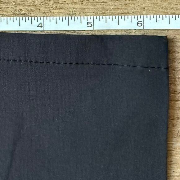 ASOS Design Skinny Black Nylon Elastic Waist Trousers Men's 28x26 Crop - Picture 11 of 11